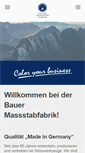 Mobile Screenshot of bauer-massstabfabrik.de